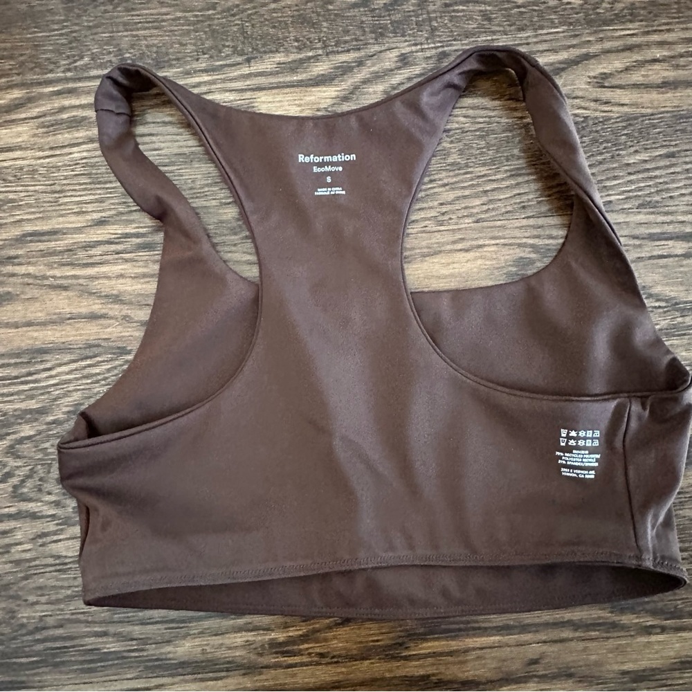 Reformation Gwen EcoMove sports bra - racerback brandnew - Picture 3 of 8